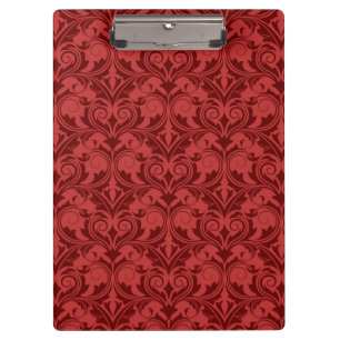 Carpeta De Pinza Papel pintado rojo