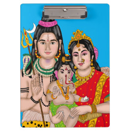 Carpeta De Pinza Papelaria de la Familia de Shiva
