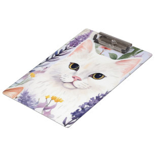 Carpeta De Pinza Papeles digitales de catas florales de acuarela