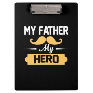 Carpeta De Pinza Papi Regalo a mi padre mi héroe