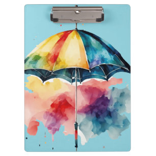 Carpeta De Pinza Paraguas multicolor