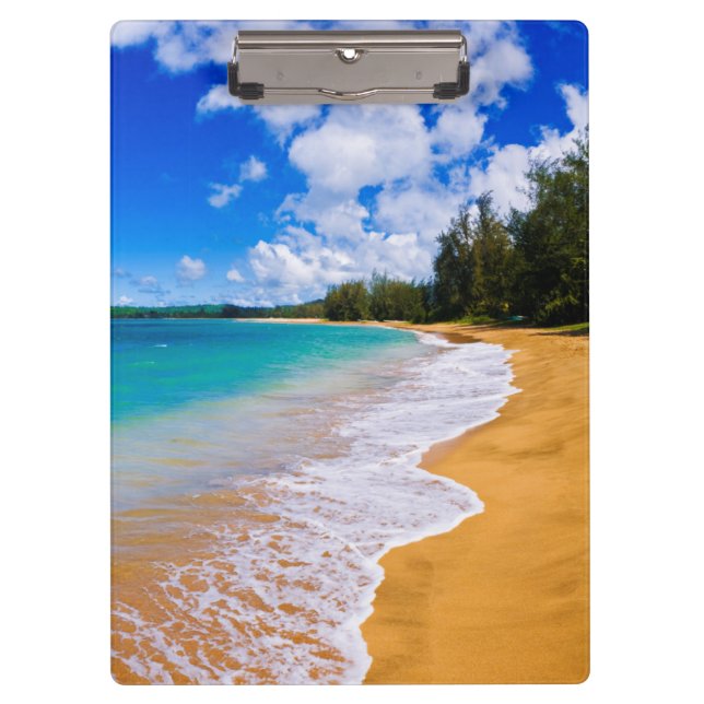 Carpeta De Pinza Paraíso de playa tropical, Hawái (Anverso)