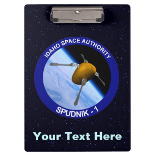 Carpeta De Pinza Parche de misión de satélite Idaho Spudnik