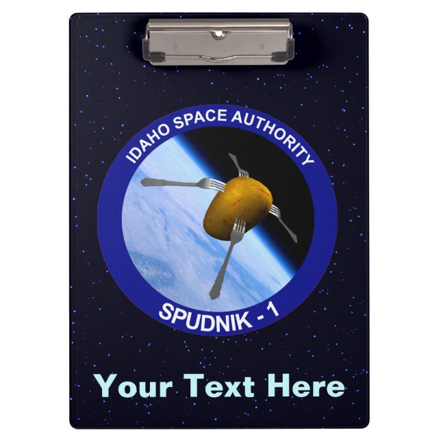 Carpeta De Pinza Parche de misión de satélite Idaho Spudnik (Anverso)