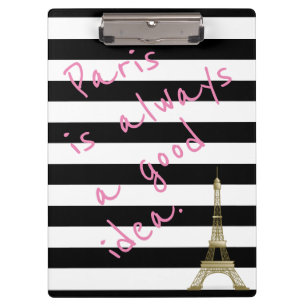 Carpeta De Pinza París es siempre un tablero rayado buena idea