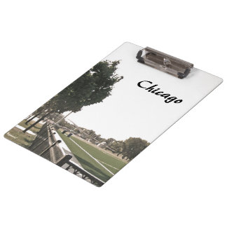 Carpeta De Pinza Parque de Chicago en sepia