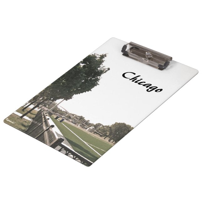 Carpeta De Pinza Parque de Chicago en sepia (Angular)