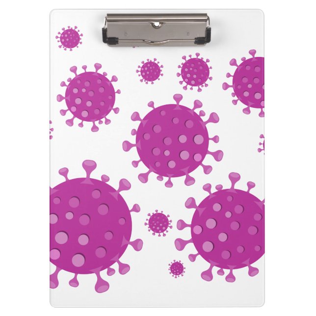 Carpeta De Pinza Partícula viral púrpura (Anverso)