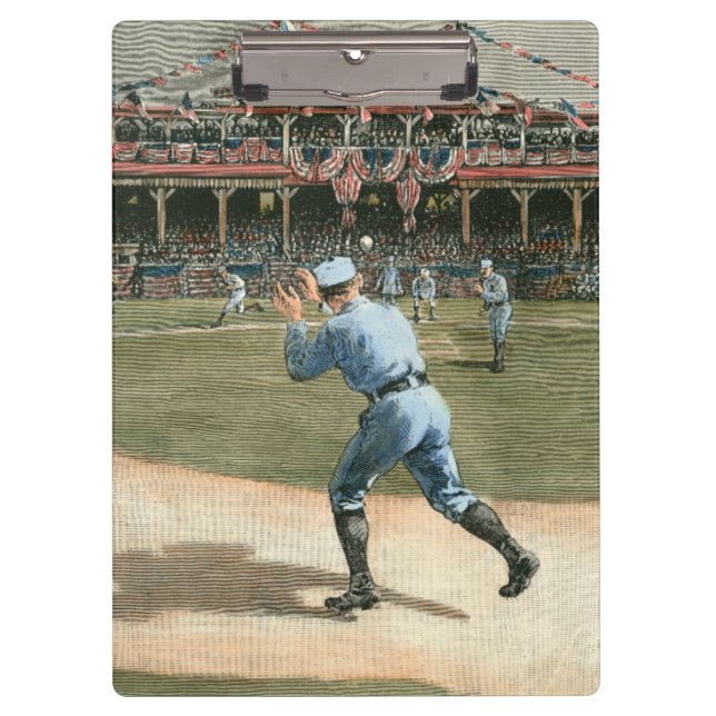 Carpeta De Pinza Partido de Béisbol de la Liga Nacional 1886 (Anverso)