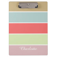 Pastel femenino elegante moderno rayado