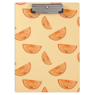 Carpeta De Pinza Pastel Naranja Kawaii Naranja