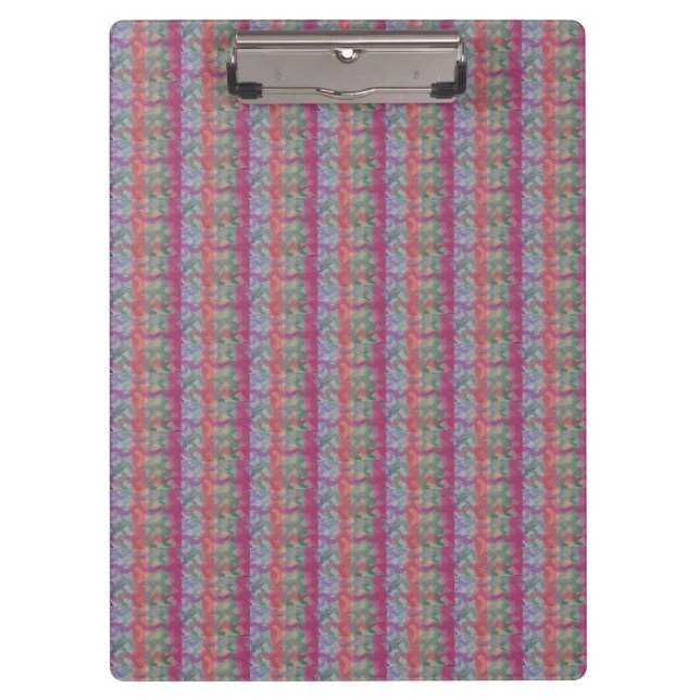 Carpeta De Pinza Pastel Resumen Arte (Anverso)