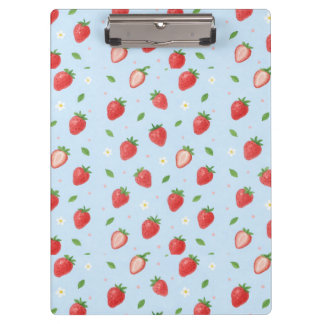 Carpeta De Pinza Pastel Strawberry Dreams Seamless Pattern