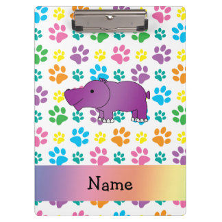 Carpeta De Pinza Patas conocidas personalizadas del arco iris del