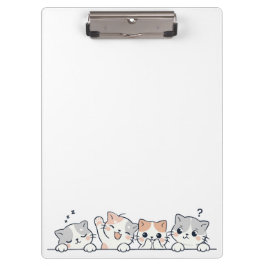Carpeta De Pinza Patas curiosas: amigos gatos lindos mirando