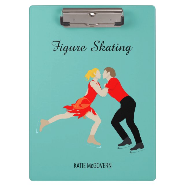 Carpeta De Pinza Patinaje artístico (Anverso)