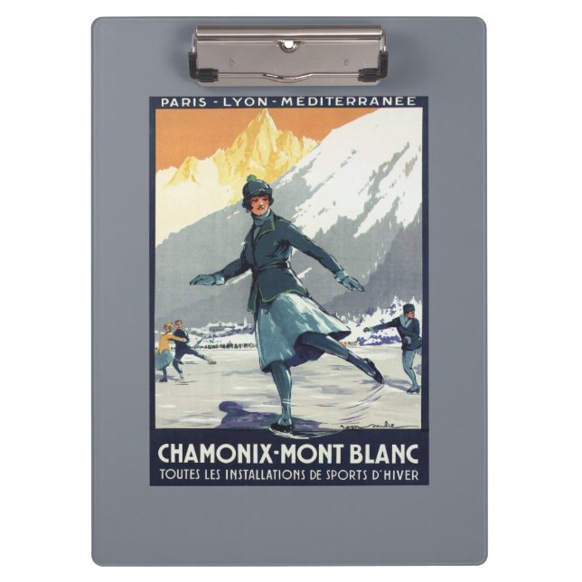 Carpeta De Pinza Patinaje de hielo - poster olímpico del promo de (Anverso)