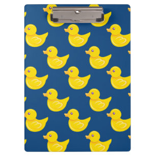 Carpeta De Pinza Pato de goma azul y amarillo, indiferente