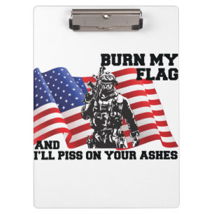Carpeta De Pinza Patriota americano