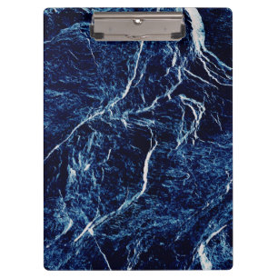 Carpeta De Pinza Patrón abstracto azul