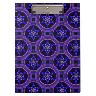 Carpeta De Pinza Patrón abstracto boho elegante floral moderno #505