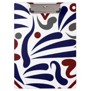 Carpeta De Pinza patrón abstracto de bonito