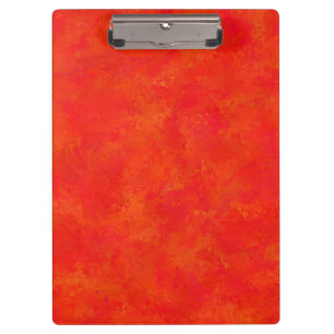 Carpeta De Pinza Patrón abstracto naranja rojo