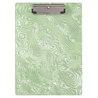 Carpeta De Pinza Patrón abstracto ondulado de moaré verde lima páli