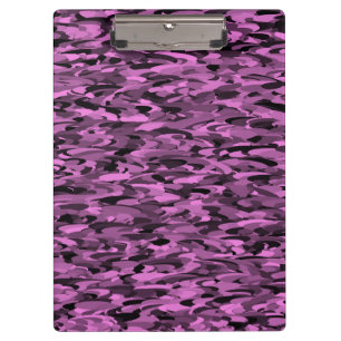 Carpeta De Pinza Patrón abstracto púrpura negro