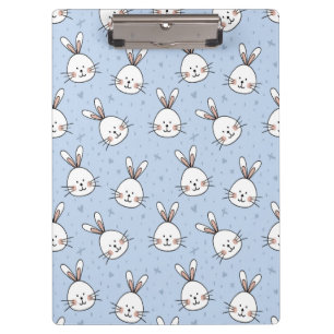 Carpeta De Pinza Patrón Adorable de conejo conejo conejo conejo