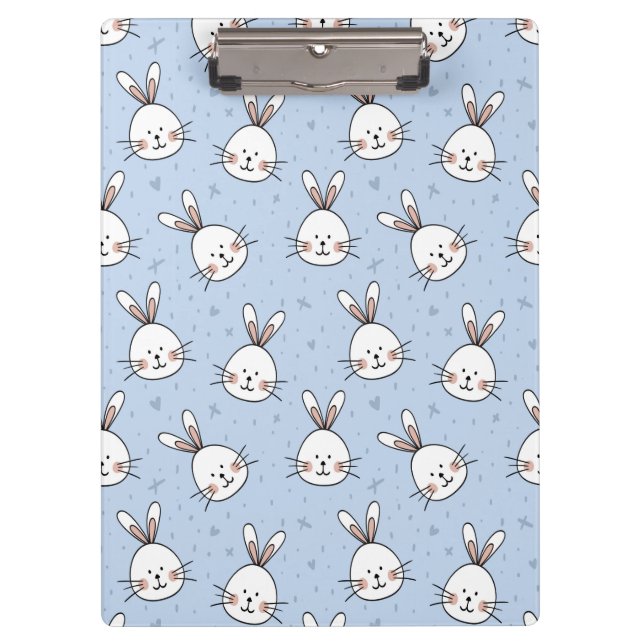 Carpeta De Pinza Patrón Adorable de conejo conejo conejo conejo (Anverso)