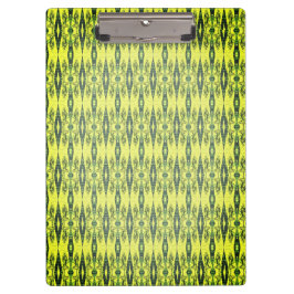 Carpeta De Pinza Patrón amarillo y negro