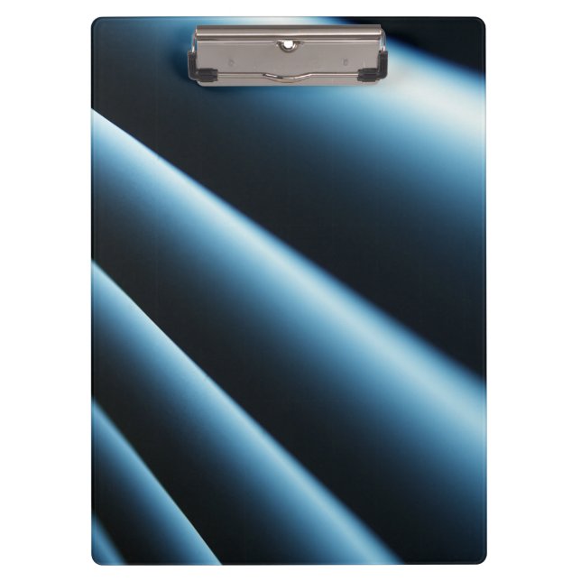 Carpeta De Pinza Patrón azul abstracto (Anverso)