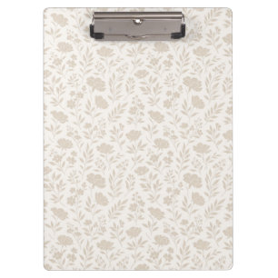 Carpeta De Pinza Patrón Botánico Minimalista de Lujo