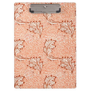 Carpeta De Pinza Patrón Botánico Vintage de Manzana de William Morr