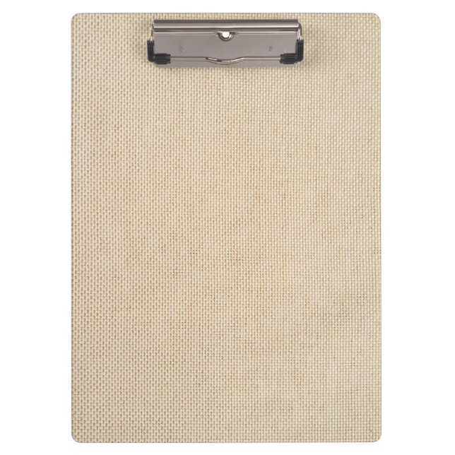 Carpeta De Pinza Patrón burlap de Faux (Anverso)