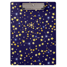 Carpeta De Pinza Patrón cósmico lindo Noche estelar Galaxia Marina 