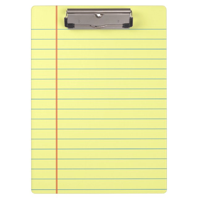 Carpeta De Pinza Patrón de almohadilla legal (Anverso)