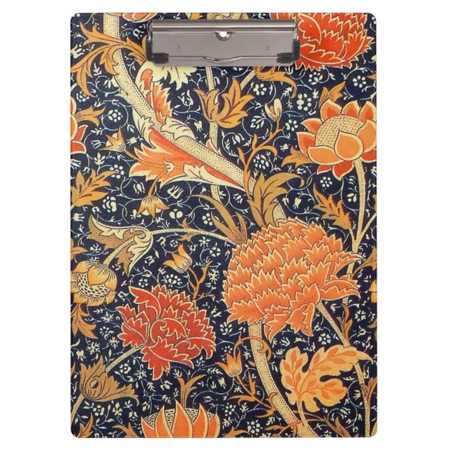 Carpeta De Pinza Patrón de Art Nouveau floral William Morris Cray (Anverso)