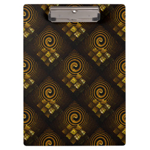 Carpeta De Pinza Patrón de Arte Abstracto Moderno Boho Elegante Dor