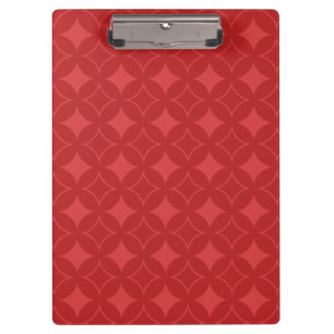 Carpeta De Pinza Patrón de barco rojo