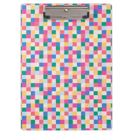 Carpeta De Pinza Patrón de bloques multicolor de reproducción