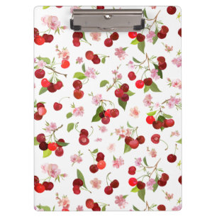 Carpeta De Pinza Patrón de cerezas 1