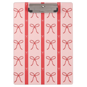 Carpeta De Pinza Patrón de cinta rosa lindo a rayas