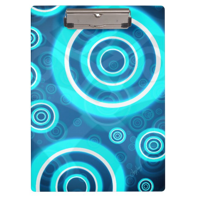 Carpeta De Pinza Patrón de círculo (Anverso)