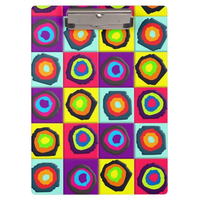Carpeta De Pinza patrón de círculos (Anverso)