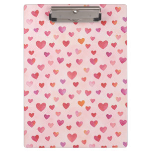 Carpeta De Pinza Patrón de confeti de corazones
