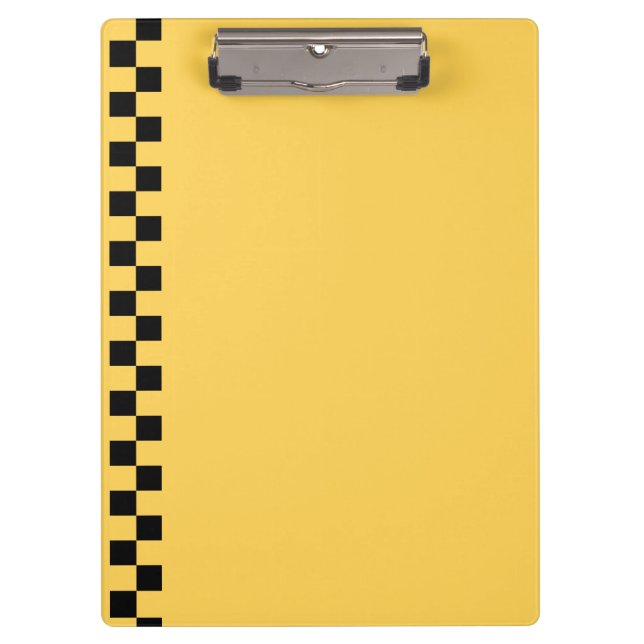 Carpeta De Pinza Patrón de control de cabina amarilla (Anverso)