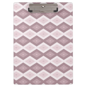Carpeta De Pinza patrón de diamante rosa de cuarzo Rosa
