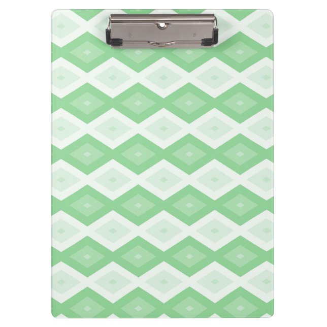 Carpeta De Pinza Patrón de diamante verde de Apple (Anverso)